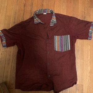 Beautiful Nepalese Dress Shirt